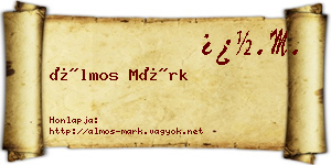 Álmos Márk névjegykártya